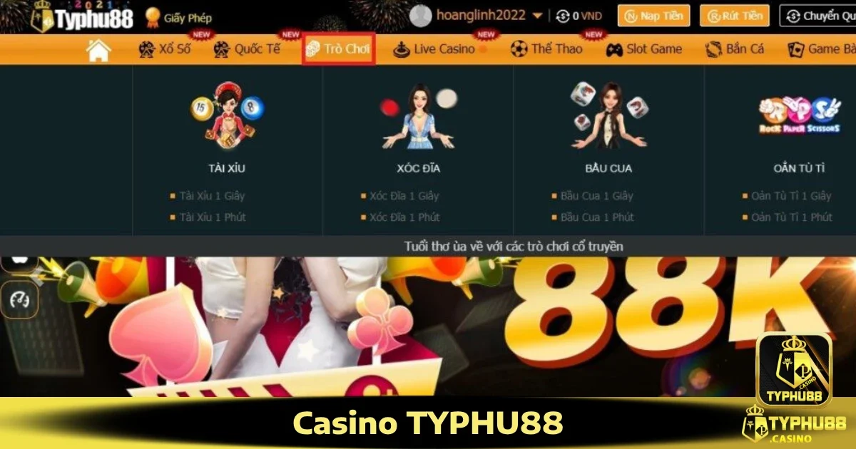 Casino Typhu88 1 Điều gì làm Casino Typhu88 khác biệt?