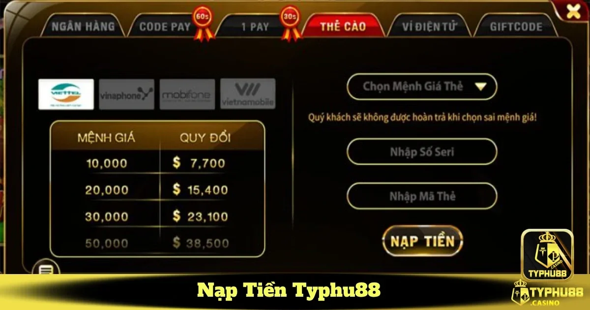 Typhu88.casino - Trang đăng Ký & Đăng Nhập Mới Nhất 25 Giao dịch tại Typhu88 nhanh và tiện lợi